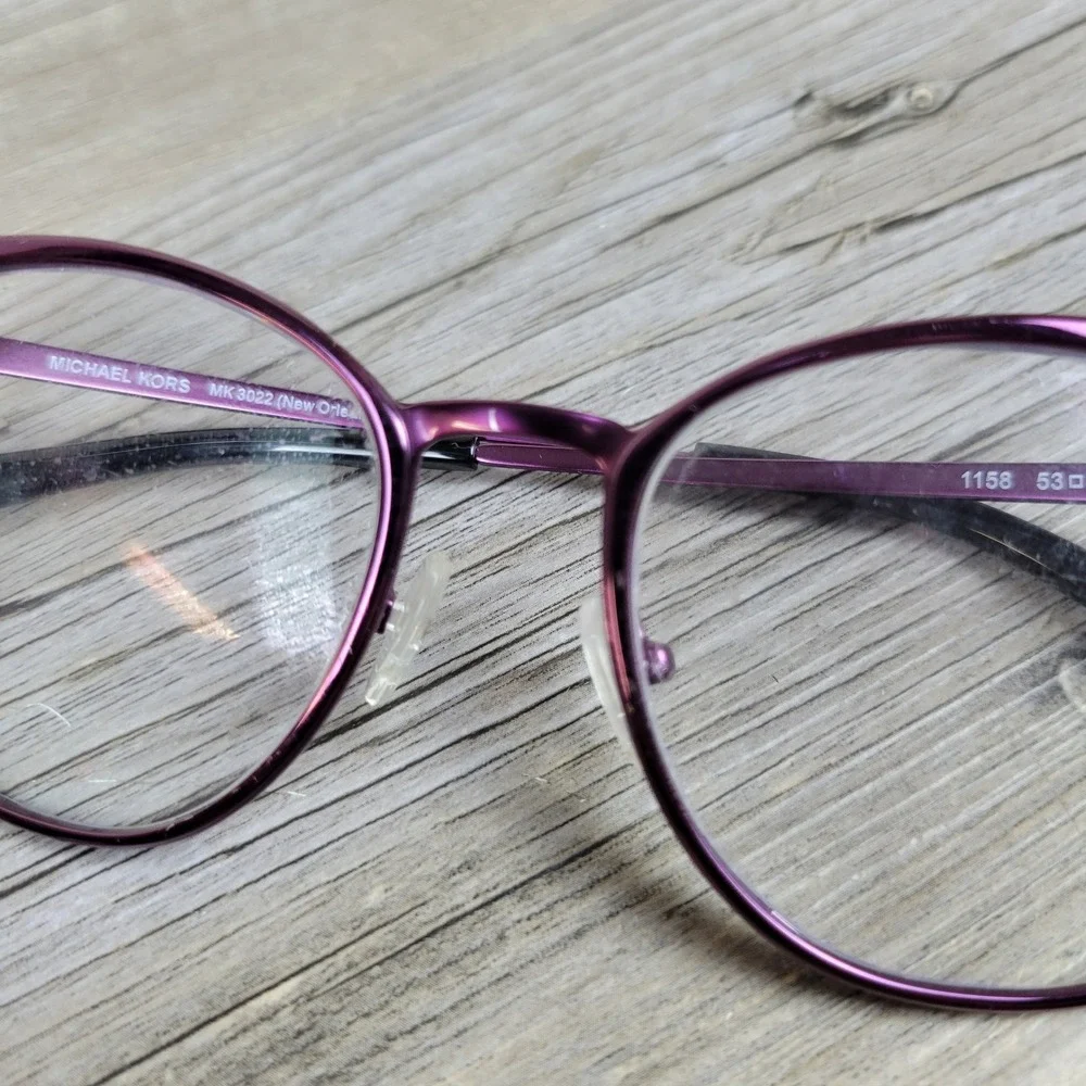 Michael Kors Eyeglass Frames‎ MK3022 New Orleans 1158 Purple Cat Eye 53-18-140